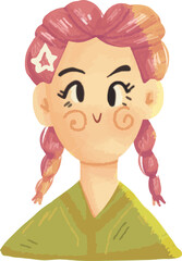 Woman Cute Pink Style for Womens Day