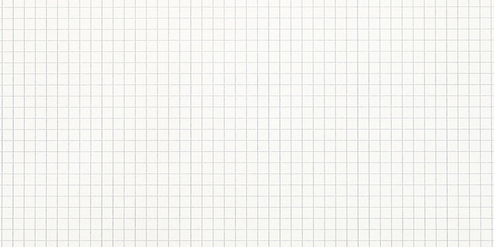 Blank Graph Paper Texture Background With Grid Lines for Mathematical Calculations