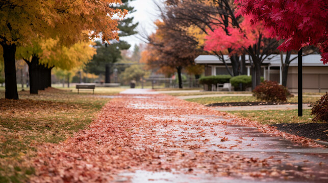 autumn in the park high definition(hd) photographic creative image
