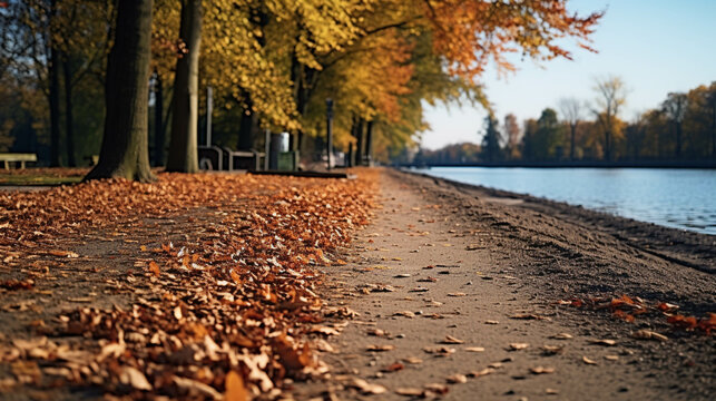autumn in the city high definition(hd) photographic creative image