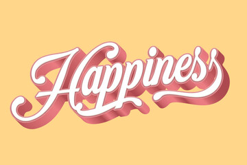Happiness Text Effect