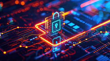 a secure online payment gateway with encryption symbols