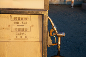 Old gas pump - vintage