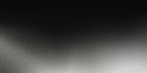 Black dark gray silver white wave abstract background for design. Light wave, wavy line. Ombre gradient. Noise rough grungy grain brushed metal metallic effect. Matte shimmer.Web banner.Wide.Panoramic