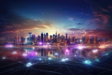 Smart city network interconnection, AI generation
