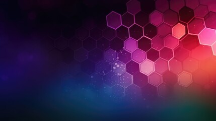 Hexagon technology background material, generated by AI