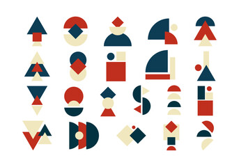 Minimalist Geometric Shape Object Set