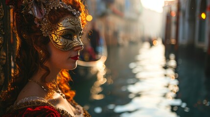 Venetian Reflections: Carnival Elegance on the Canals