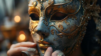 Venetian Whispers: The Craft of Mask Elegance