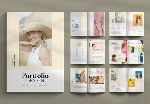 Fashion Portfolio Design Element