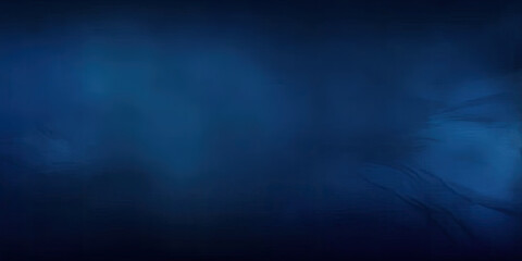 Black dark azure cobalt sapphire blue abstract background. Color gradient. Geometric shape. Wave, wavy curved line. Rough grunge grain noise. Light neon metallic shine shimmer bright. Design