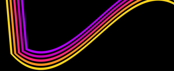 Fototapeta premium retro vintage 70s style stripes background poster lines. shapes vector design graphic 1970s retro background. abstract stylish 70s era line frame illustration. banner, cover, poster, backdrop.