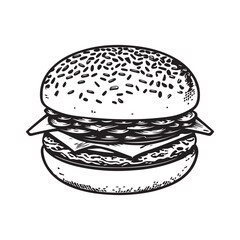 Burger Illustration