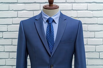 Mannequin wearing isolated business suit