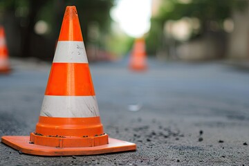 Text friendly traffic cone