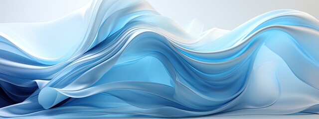 Abstract blue fabric background. Created with Ai