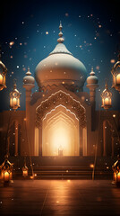 ramadan kareem eid mubarak royal elegan