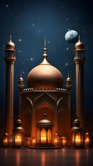 ramadan kareem eid mubarak royal elegan