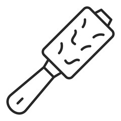   Lint Roller line icon
