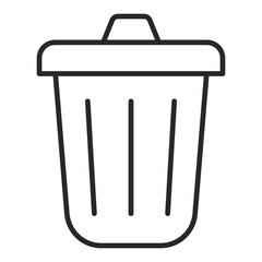   Trash Can line icon