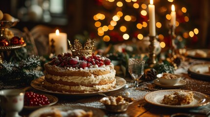 Regal Delicacy: Elegance of the Three King Cake