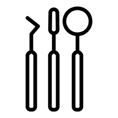 dental equipment outline icon