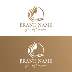 Beauty logo design template 