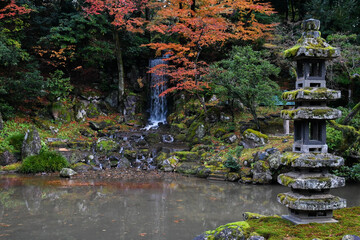 kanazawa garden autumn scenery