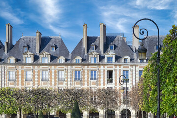 Paris, the place des Vosges in the Marais.