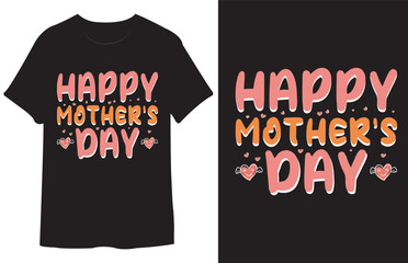 Obraz premium Mothers day t-shirt, mothers Day t-shirt vector, Happy mothers Day t-shirt, Mother's Day element vector, lettering Mom t-shirt