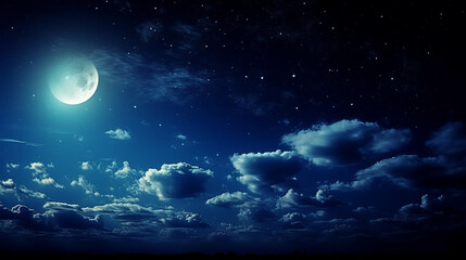 Naklejka na ściany i meble sky with stars high definition(hd) photographic creative image