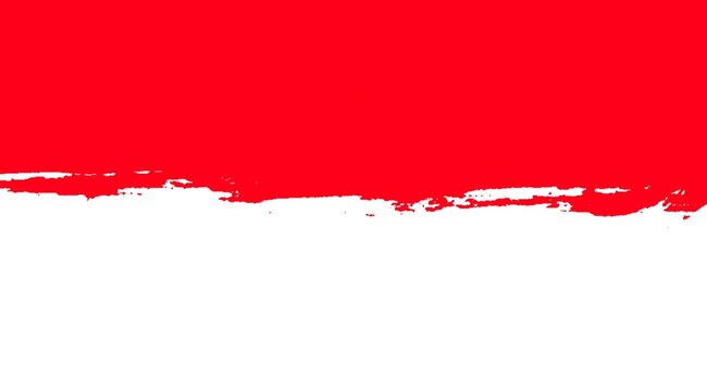 Design illustration of Indonesian flag, red and white flag, Indonesian independence