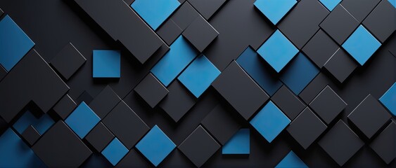 modern geometric 3d mosaic graphics lowpoly  abstract background with polygons squares and lines pattern. - obrazy, fototapety, plakaty