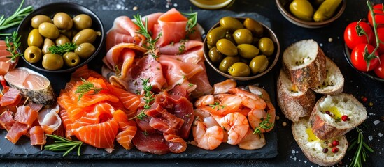 Seacuterie platter: trendy appetizers with canned fish, perfect for parties or date nights.