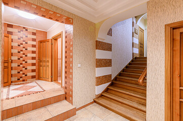 interior apartment room stairs, steps staircase inside house