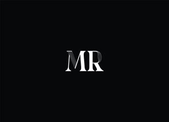 Best MR letter logo design 