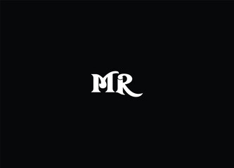 Best MR letter logo design 
