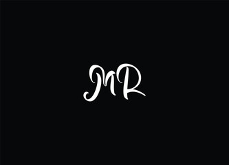 Best MR letter logo design 