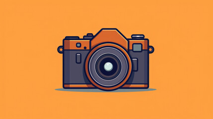 Fototapeta premium Flat vector logo minimalist