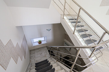 interior apartment room stairs, steps staircase inside house