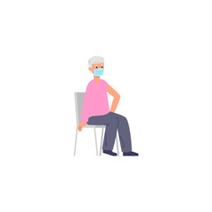 Fototapeta premium doctor and patient person poses general practitioner