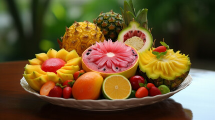 Obraz na płótnie Canvas Very refreshing tropical fruit