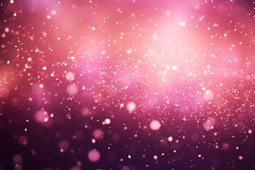 Obraz premium rosa/lila abstrakter Glitzer Konfetti Bokeh Hintergrund 