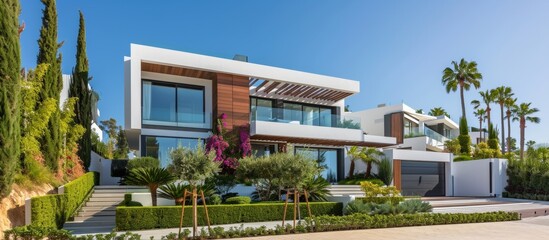 Luxurious villas in a contemporary estate.