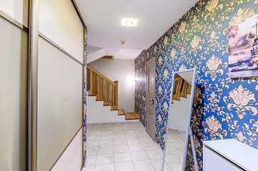 interior apartment room stairs, steps staircase inside house