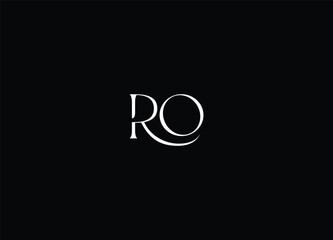 Best RO letter logo and initial logo