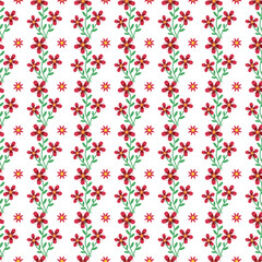 Free vector watercolor winter flowers.