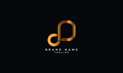 DDP, DPD, PDD, Abstract initial monogram letter alphabet logo design