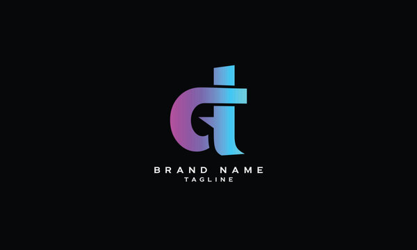 GDT, GTD, DGT, DTG, TDG, TGD, GT, TG, DT, TD, Abstract initial monogram letter alphabet logo design