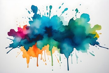 Fototapeta premium Captivating Watercolor Stains background